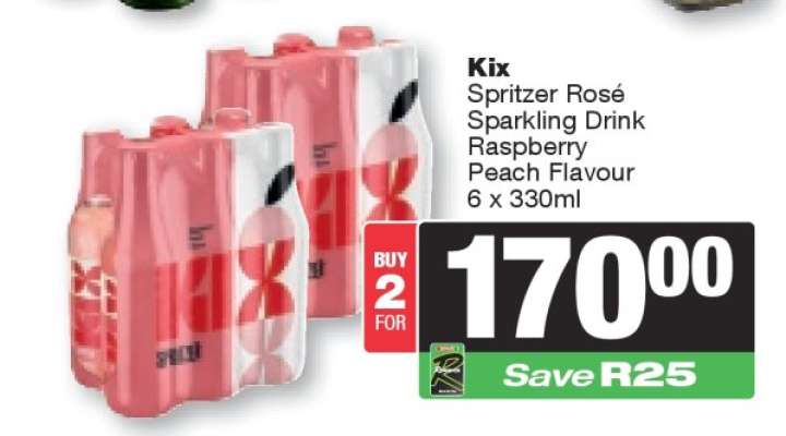 Kix Spritzer Rosé Sparkling Drink