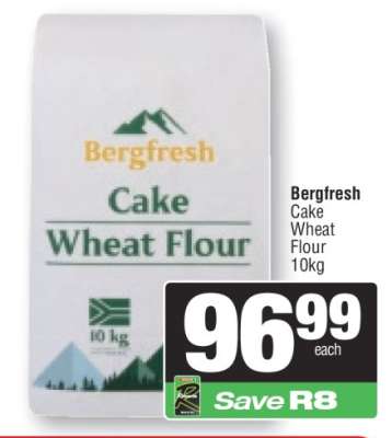 Bergfresh Cake Wheat Flour 10kg