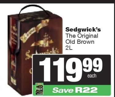 Sedgwick's The Original Old Brown 2L