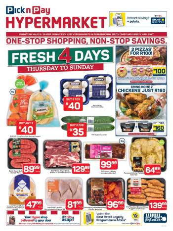 Pick n Pay catalogue  - 09/04/2026 - 12/04/2026.