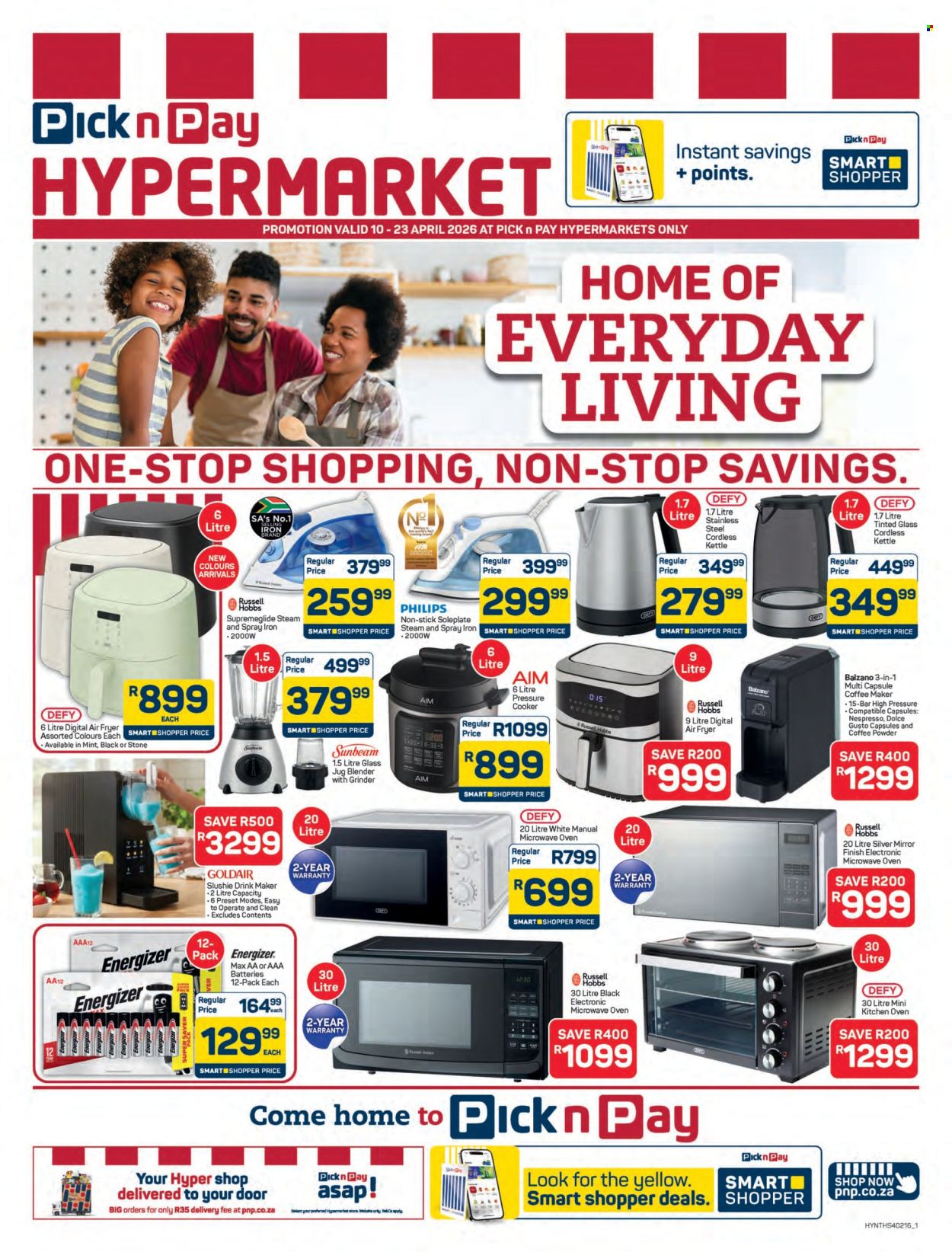 Pick n Pay Hypermarket specials - 10/04/2026 - 23/04/2026. Page 1