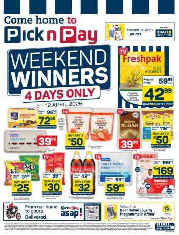 Pick n Pay catalogue  - 09/04/2026 - 12/04/2026.