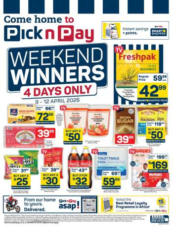 Pick n Pay catalogue  - 09/04/2026 - 12/04/2026.