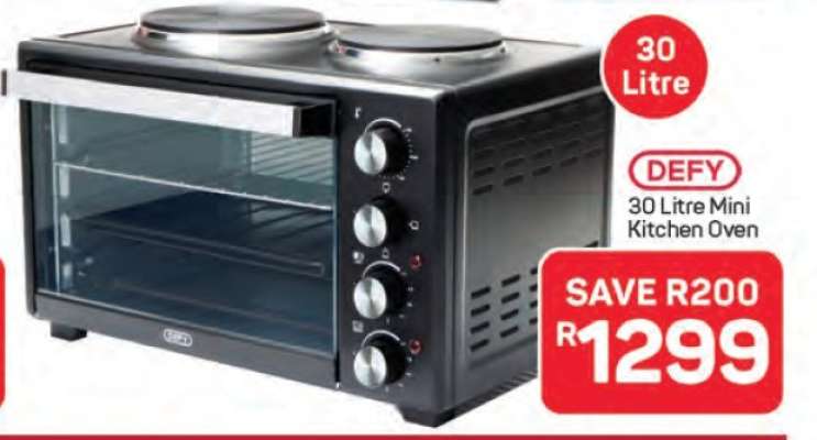 DEFY 30 Litre Mini Kitchen Oven