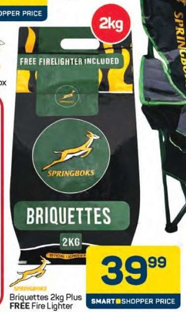 Springboks Briquettes 2kg