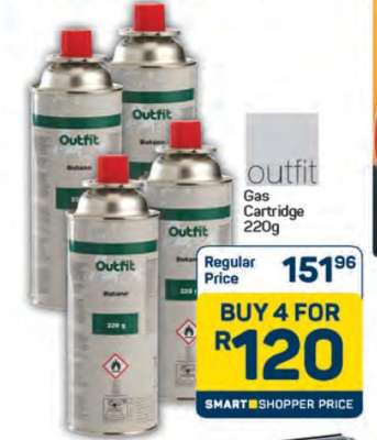 Outfit Gas Cartridge 220g