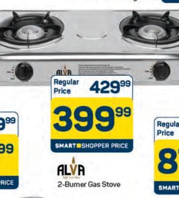 Alva 2-Burner Gas Stove