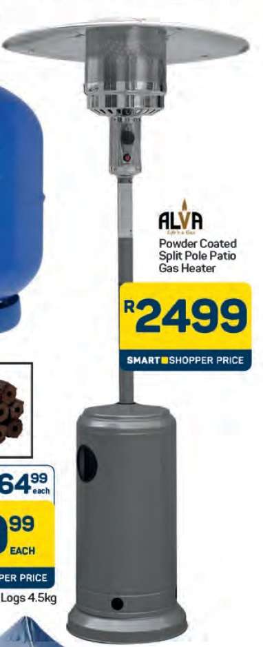 Powder Coated Split Pole Patio Gas Heater