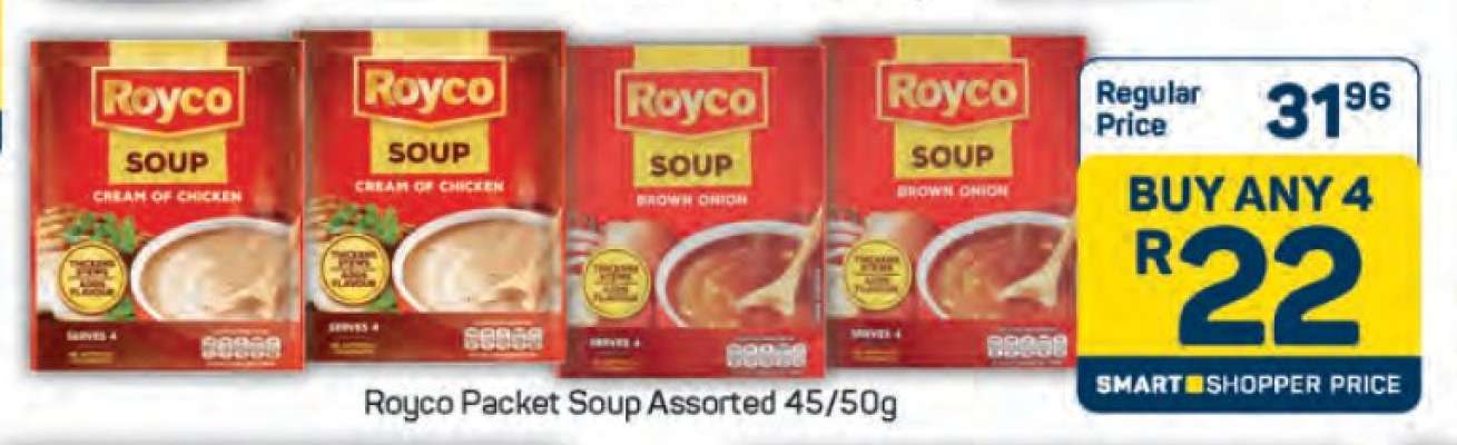 Royco Packet Soup Assorted 45/50g