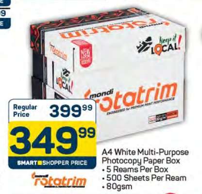 Rotatrim A4 White Multi-Purpose Photocopy Paper Box