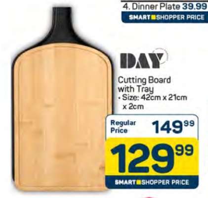 Cutting Board with Tray