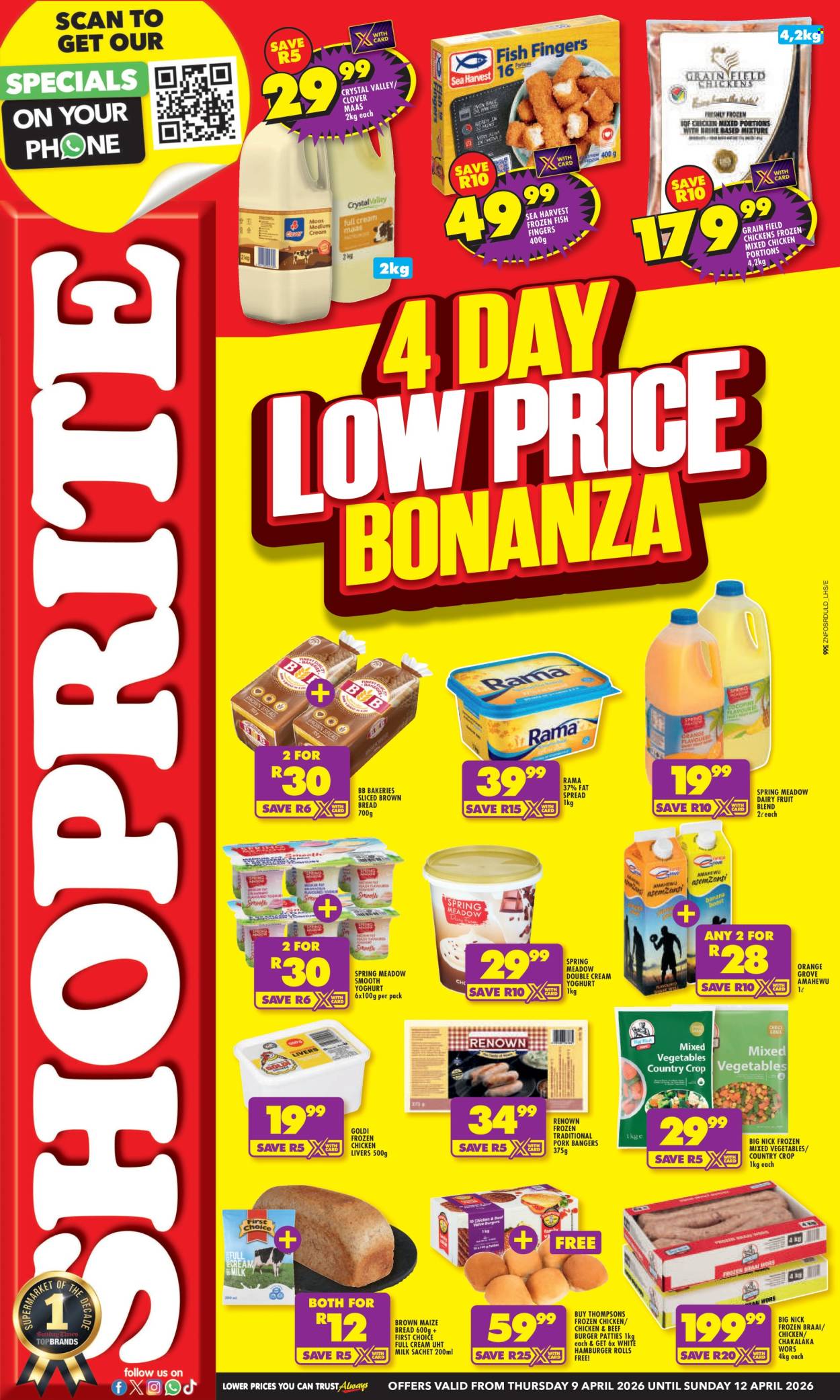Shoprite specials - 09/04/2026 - 12/04/2026. Page 1