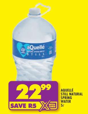 aQuellé Still Natural Spring Water 5ℓ