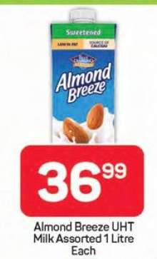 Almond Breeze UHT Milk Assorted 1 Litre Each