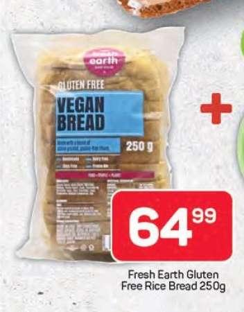 Fresh Earth Gluten Free Rice Bread 250g