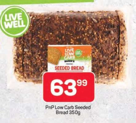 PnP Low Carb Seeded Bread 350g