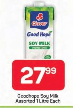 Goodhope Soy Milk Assorted 1 Litre Each