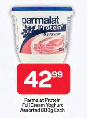 Parmalat Protein Full Cream Yoghurt Assorted 800g Each