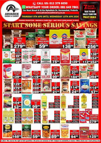 Advance Cash & Carry catalogue  - 09/04/2026 - 15/04/2026.