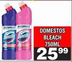 DOMESTOS BLEACH 750ML