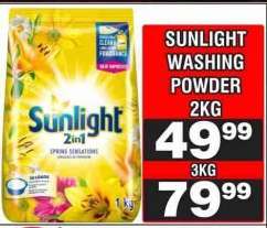 SUNLIGHT WASHING POWDER 2KG