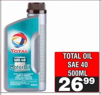 TOTAL OIL SAE 40 500ML