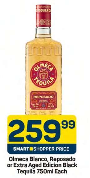 Olmeca Blanco, Reposado or Extra Aged Edicion Black Tequila 750ml Each