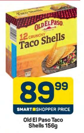 Old El Paso Taco Shells 156g