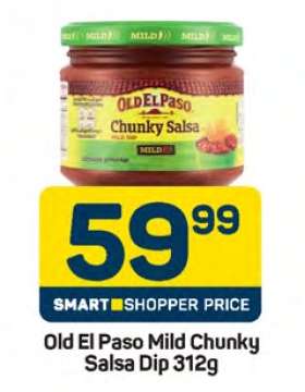 Old El Paso Mild Chunky Salsa Dip 312g