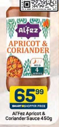 Al'Fez Apricot & Coriander Sauce 450g