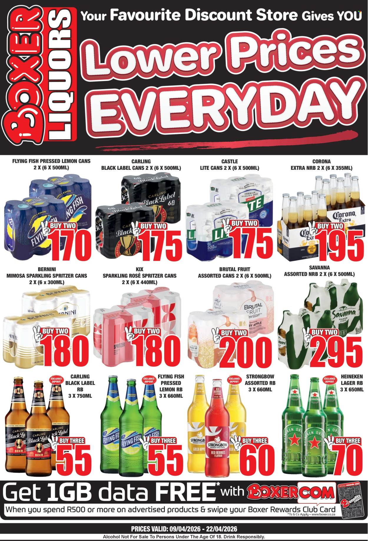 Boxer specials - 09/04/2026 - 22/04/2026. Page 1