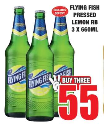 FLYING FISH Pressed Lemon RB 3 x 660ml