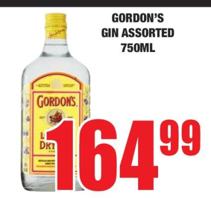 GORDON’S Gin Assorted 750ml