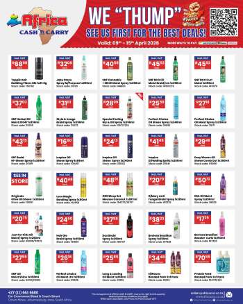 Africa Cash & Carry catalogue  - 09/04/2026 - 15/04/2026.