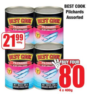 BEST COOK Pilchards Assorted