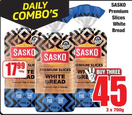 Sasko Premium Slices White Bread