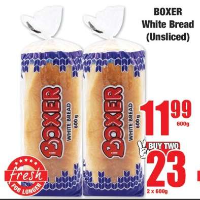 BOXER White Bread (Unsliced)