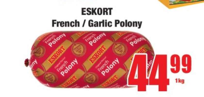 Eskort French/Garlic Polony