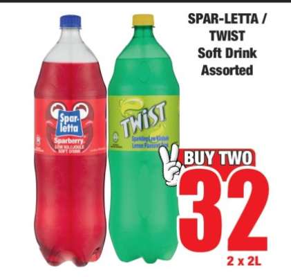 SPAR-LETTA / TWIST Soft Drink Assorted
