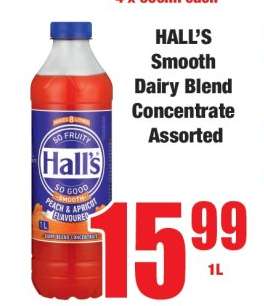 HALL'S Smooth Dairy Blend Concentrate Assorted