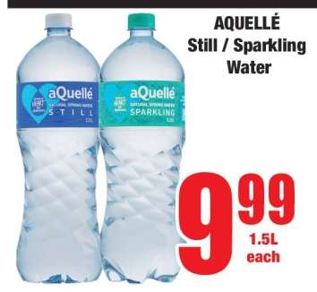 aQuellé STILL/SPARKLING WATER