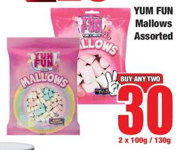 YUM FUN Mallows Assorted