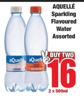 AQUELLÈ Sparkling Flavoured Water Assorted