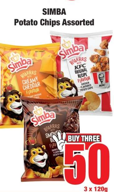 SIMBA Potato Chips Assorted