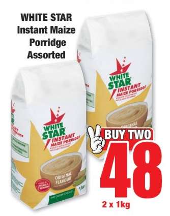 WHITE STAR Instant Maize Porridge Assorted