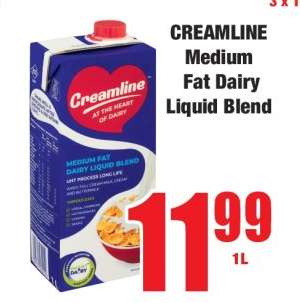CREAMLINE Medium Fat Dairy Liquid Blend