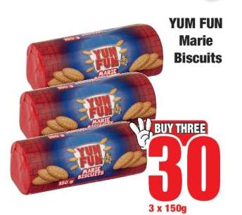 YUM FUN Marie Biscuits