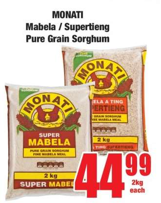 MONATI Mabela / Supertieng Pure Grain Sorghum