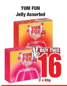 YUM FUN Jelly Assorted