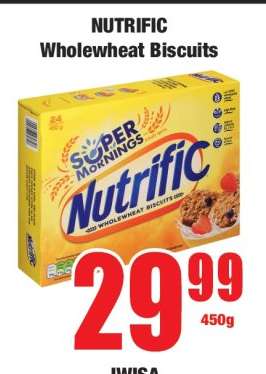 NUTRIFIC Wholewheat Biscuits